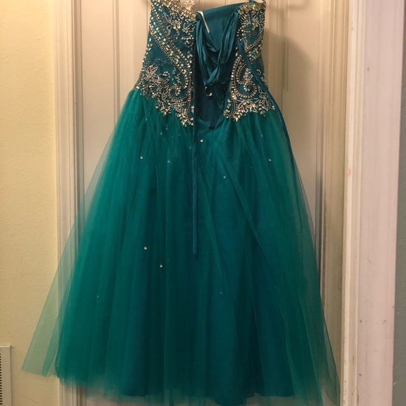 Beautiful formal full length gown. Corset back. - Picture 5 of 5